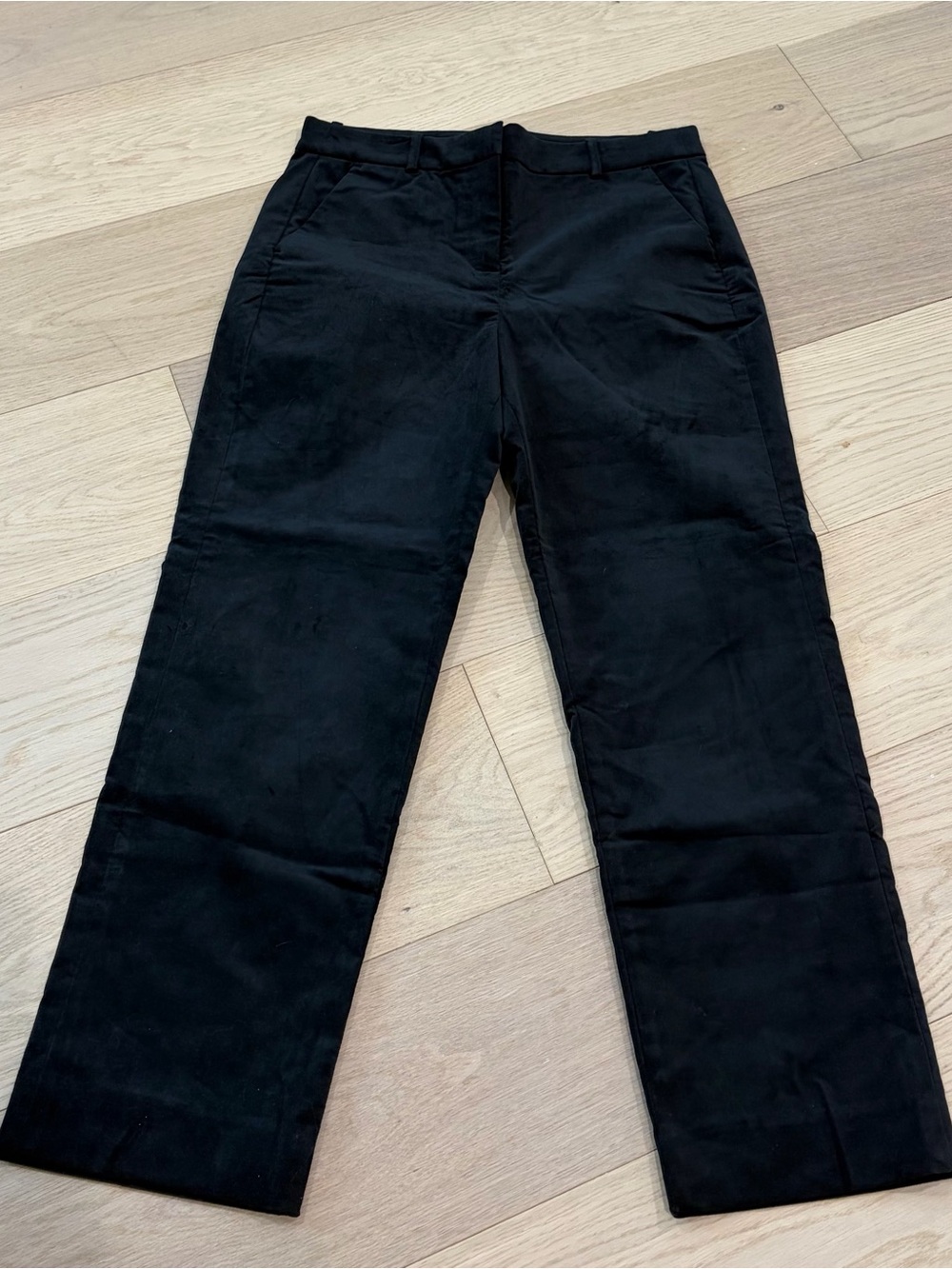 J.CREW Kallie stretch velvet Black Dress Pants Regular Women’s Size 10